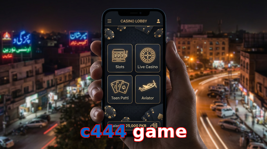 Main screen of C444 Game app page for PK players
